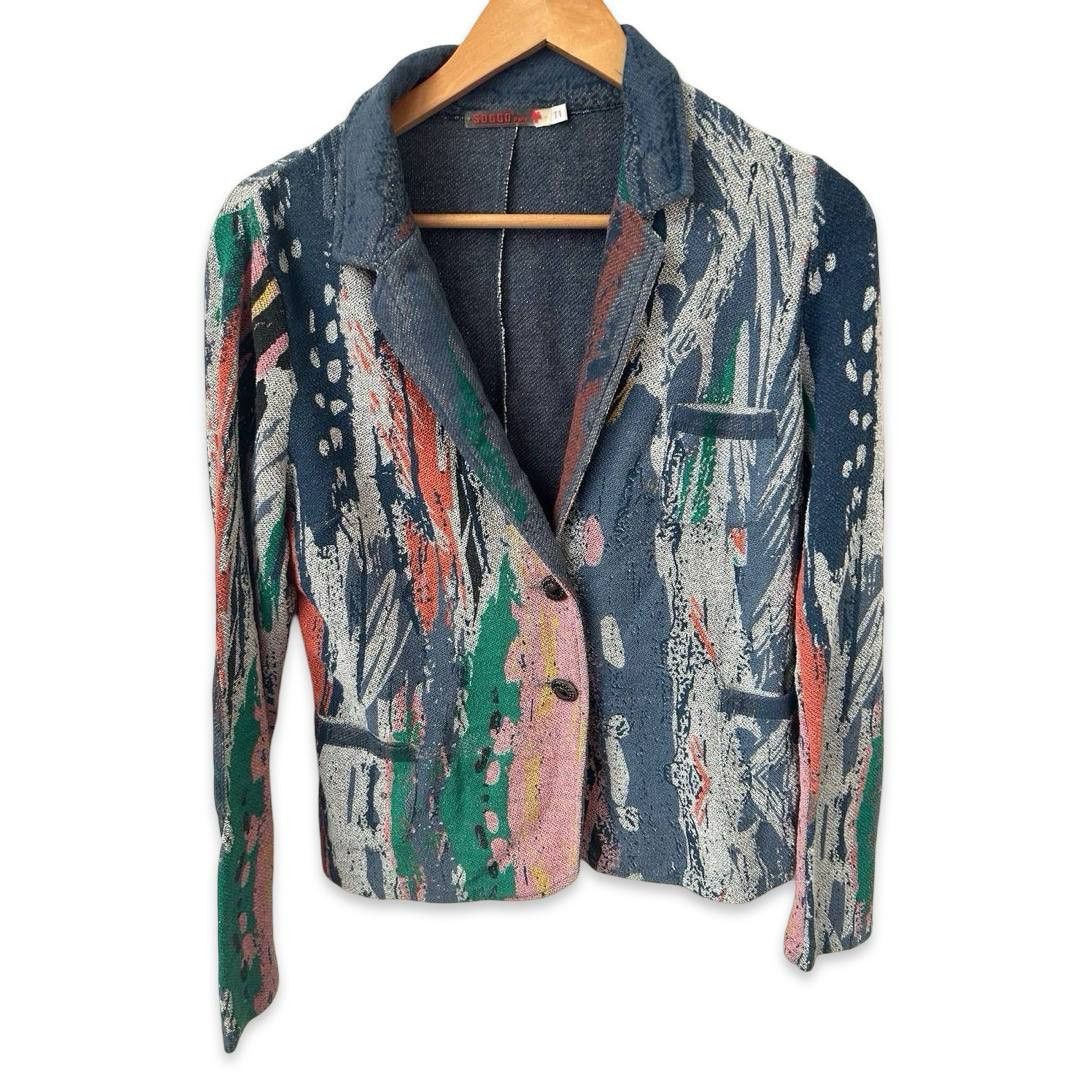 Vintage SOGGO paris blazer #134 Size XS / US 0-2 / IT 36-38 - 1 Thumbnail