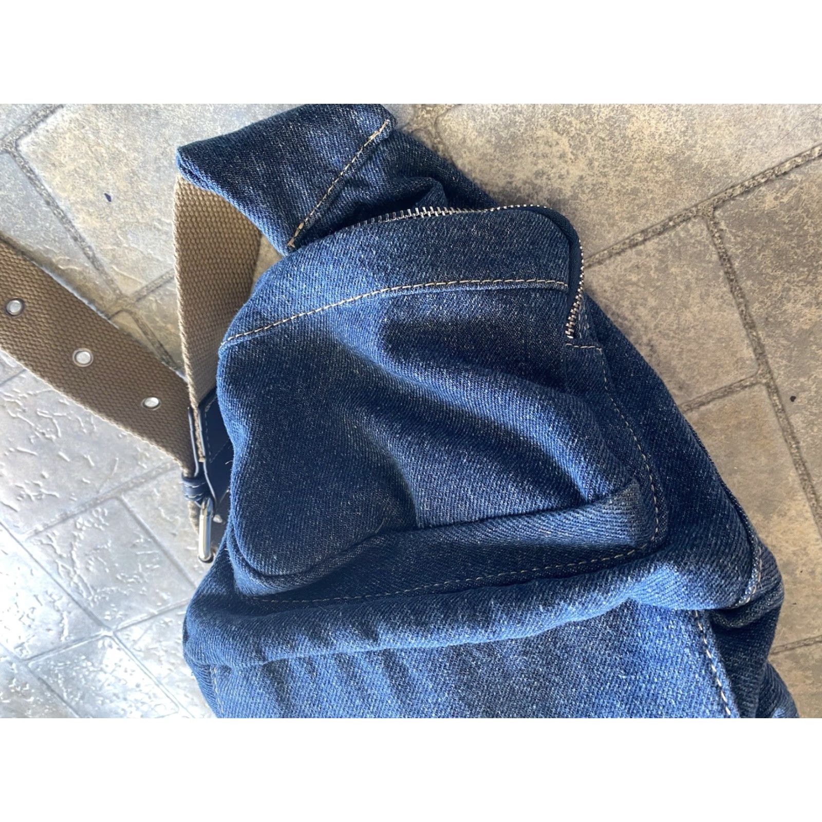 True Religion True Religion Slouchy Hobo Purse Bag Women’s Bag Women’s Blue Exterior Cotton Polyester Vintage? Size ONE SIZE - 6 Thumbnail