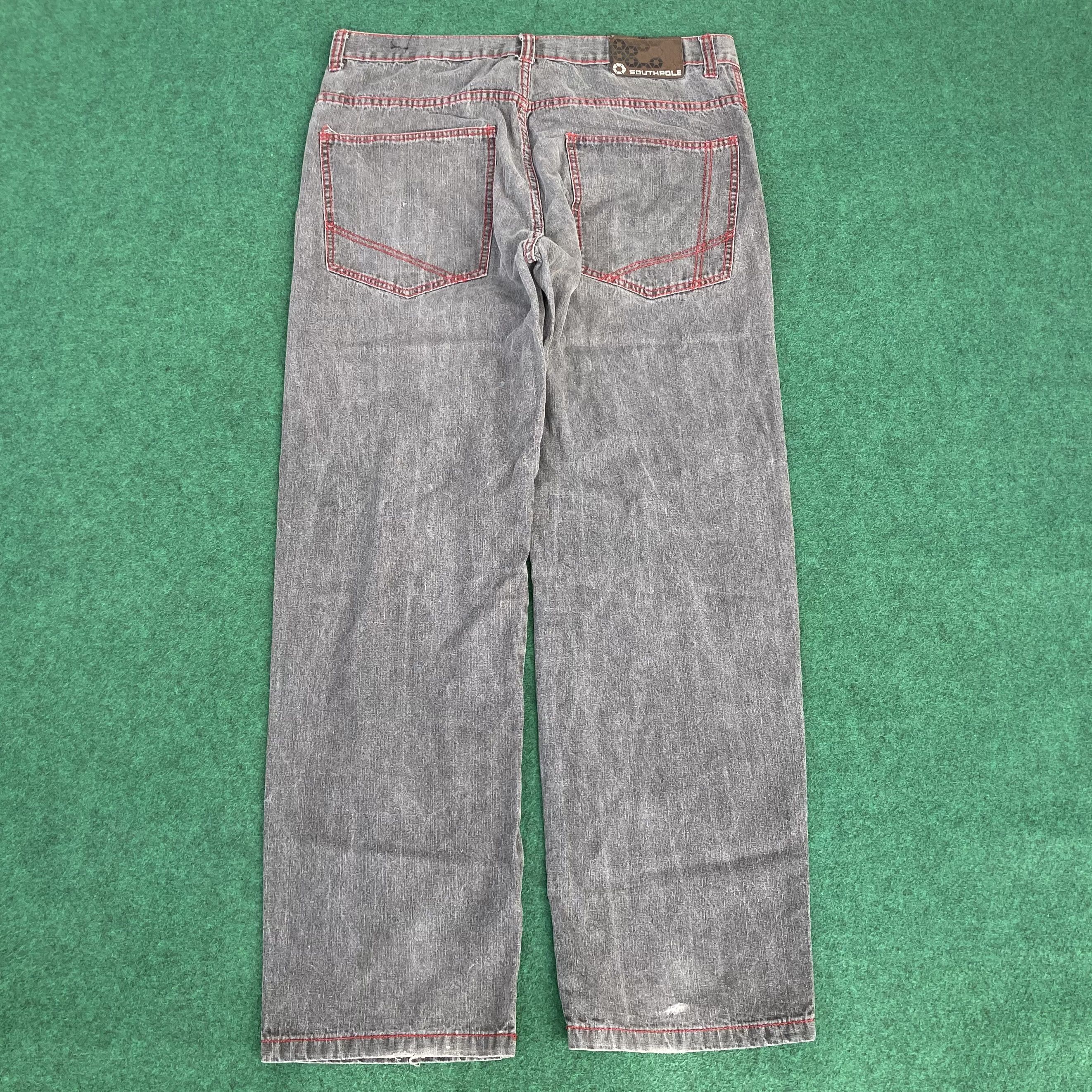 Southpole × Vintage 39x33.5 Vtg Southpole Baggy Sz 39 Jeans Size US 39 - 13 Thumbnail