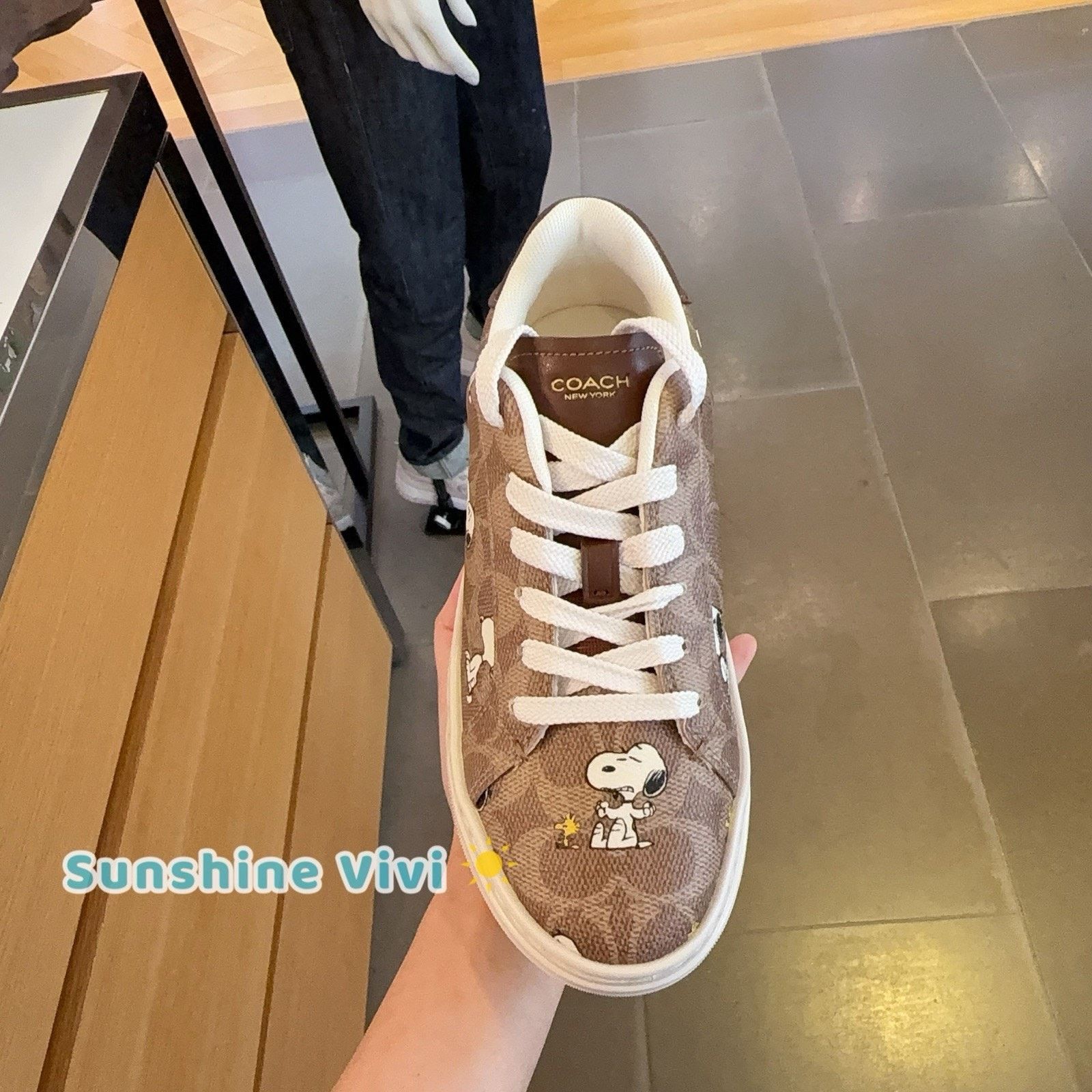 Coach NEW Limited Coach X Peanuts Woman CBZ77 Sneaker Shoes US 7 Size US 7 / IT 37 - 2 Thumbnail