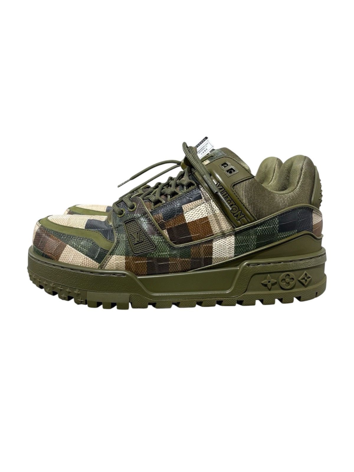Louis Vuitton Louis Vuitton 8.5 Maxi Damoflage Damier Sneakers Trainer Size US 8.5 / EU 41-42 - 4 Thumbnail