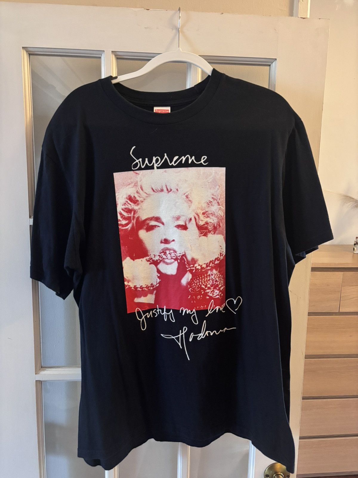 Supreme Madonna Tee Black Lサイズ Supreme Black Supreme Madonna Tee | Grailed