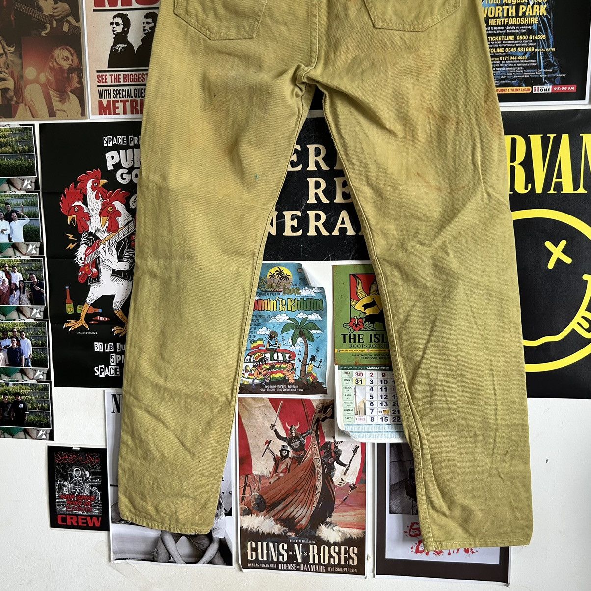 Vintage Vintage Big John Sanforized Dirty Jeans Size US 30 / EU 46 - 12 Thumbnail