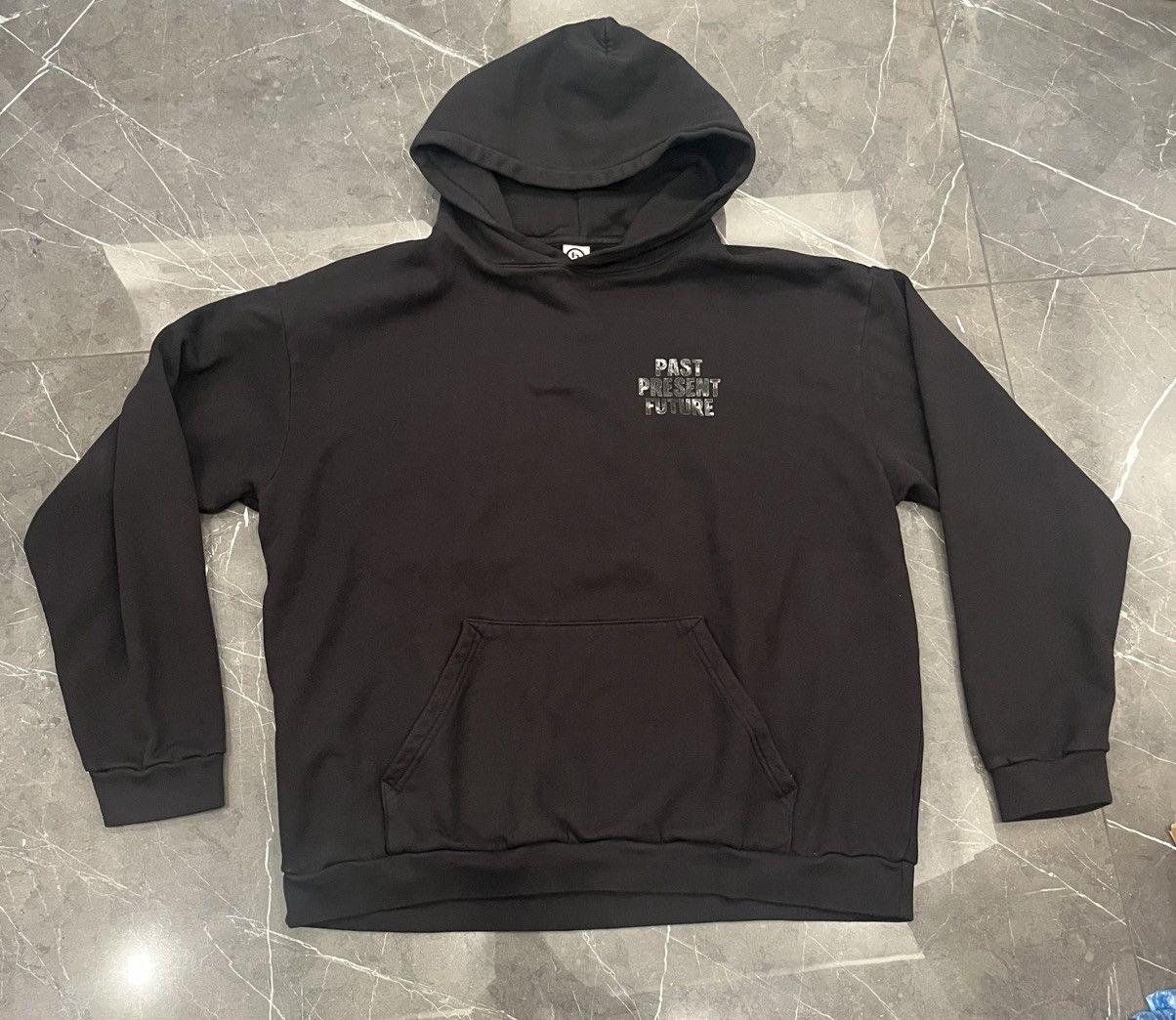 HIDDEN Hidden NY Past Present Future Black Hoodie XXL RARE Size US XXL / EU 58 / 5 - 3 Thumbnail
