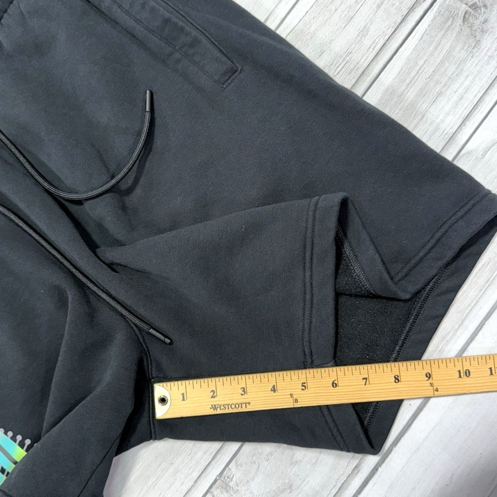 Jordan Brand Air Jordan Shorts Men XL Black Colorful Logo Basketball 6" Inseam Pockets Casual Athletic Size US 36 / EU 52 - 5 Thumbnail