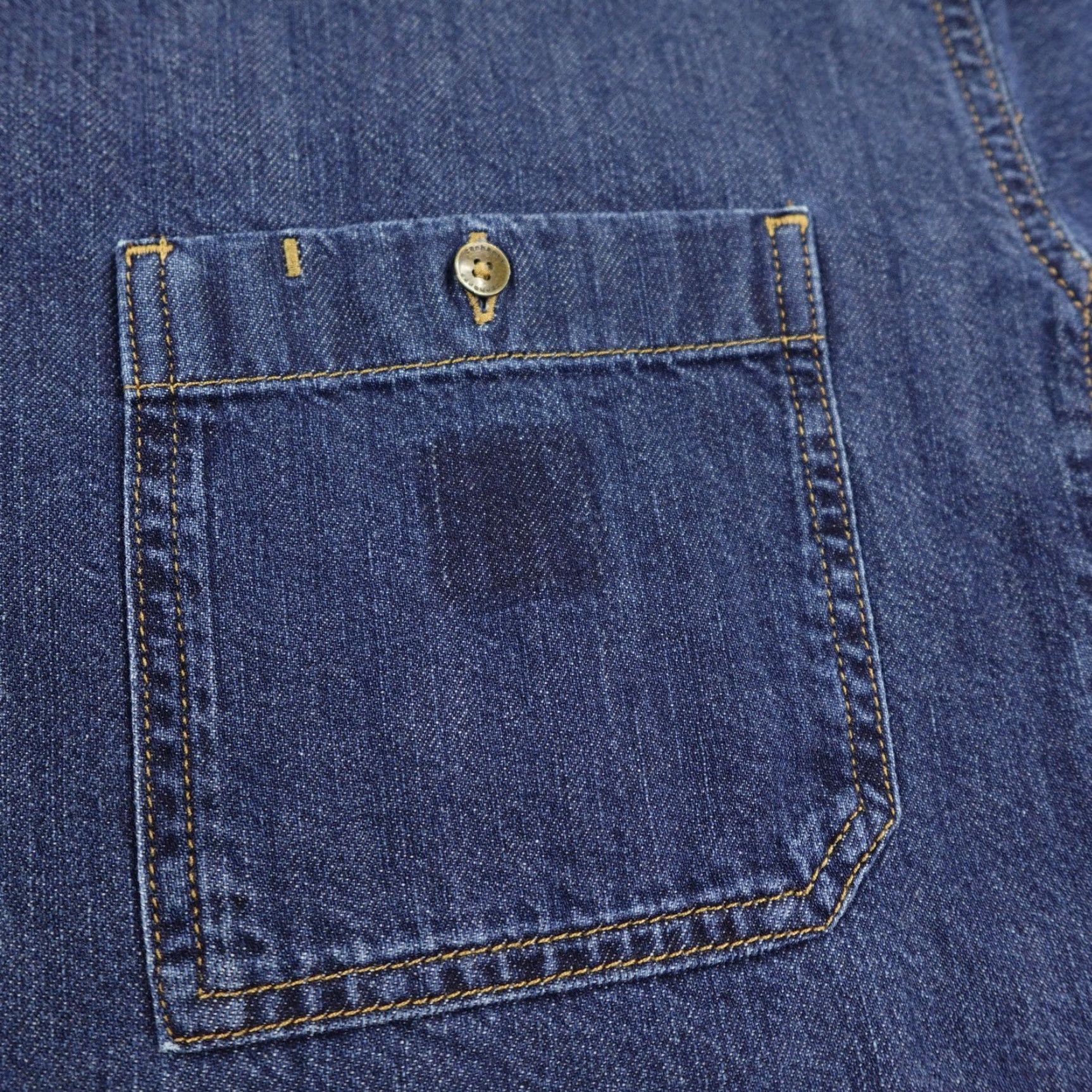 Carhartt Carhartt Jacket XL Blue Denim Relaxed Fit Fleece Lined Snap Shirt Jac Shacket Size US XL / EU 56 / 4 - 3 Thumbnail