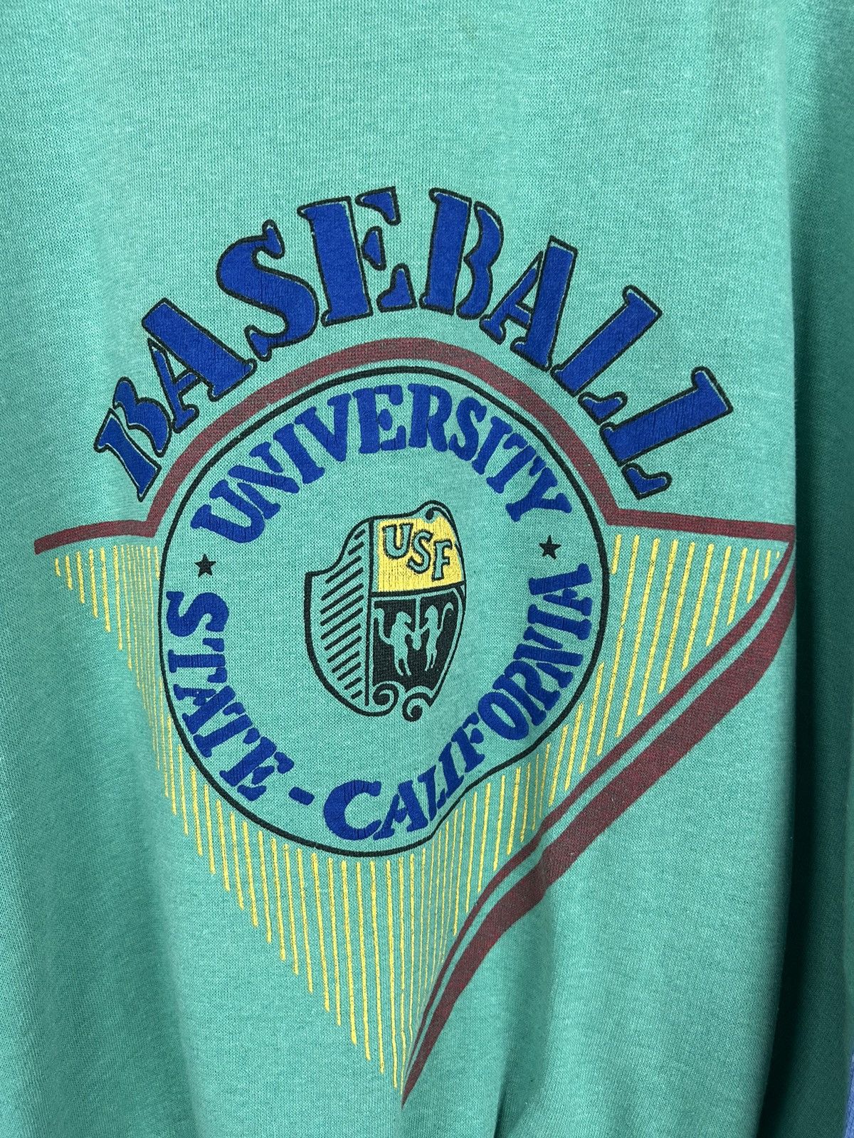 Vintage 70s Vintage University State California USF Crewneck Sweat Size US XL / EU 56 / 4 - 2 Thumbnail