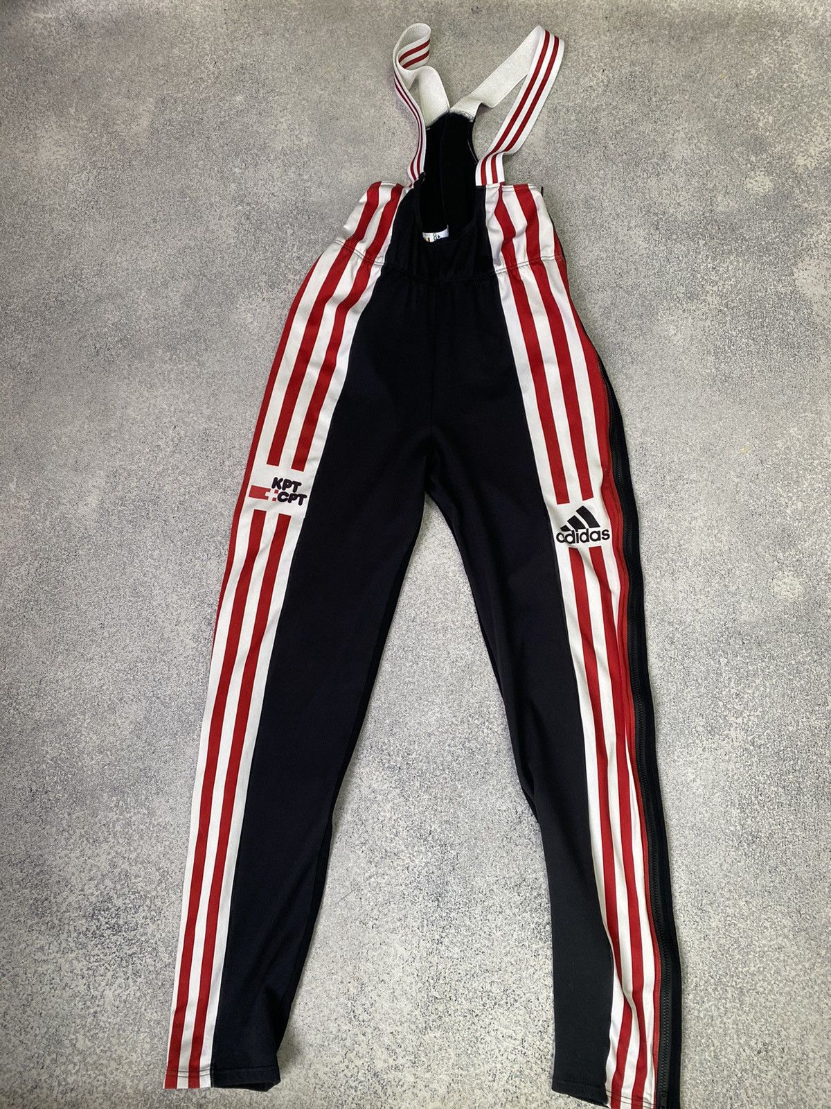 Adidas × Vintage Vintage Adidas Wrestling Singlet Jumpsuit Size US 33 - 1 Thumbnail