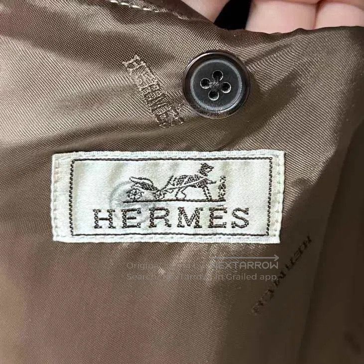 Hermes Hermes Burgundy Calfskin Jacket Size US L / EU 52-54 / 3 - 5 Thumbnail