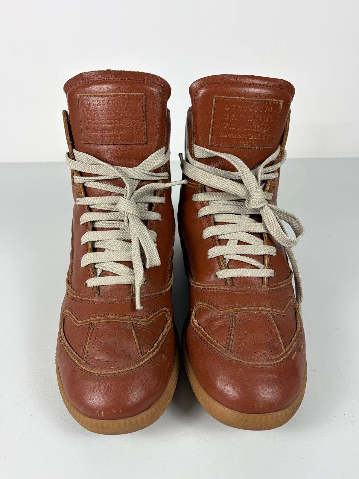 Maison Margiela 2012 Maison Margiela leather high top GAT Size US 8 / EU 41 - 7 Thumbnail