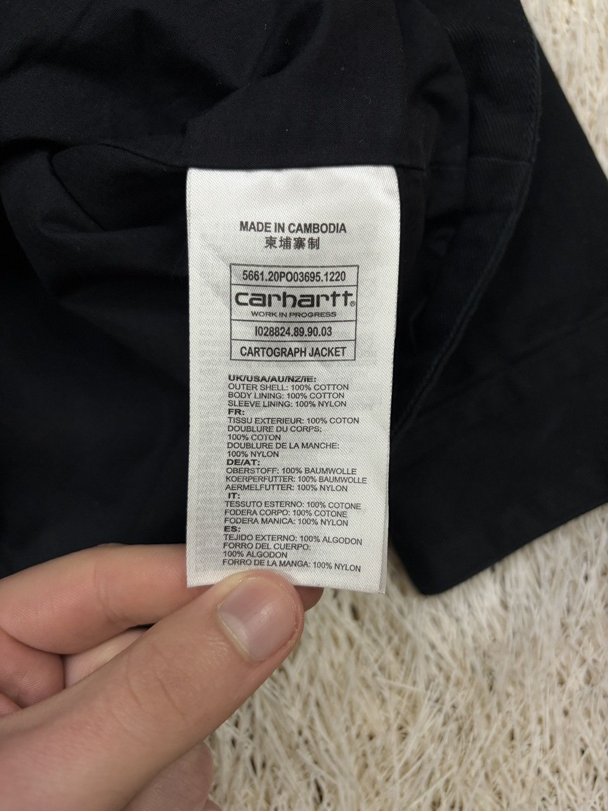 Carhartt Wip Rare CARHARTT WIP CARTOGRAPH JACKET Black men’s Size Small Size US S / EU 44-46 / 1 - 6 Thumbnail