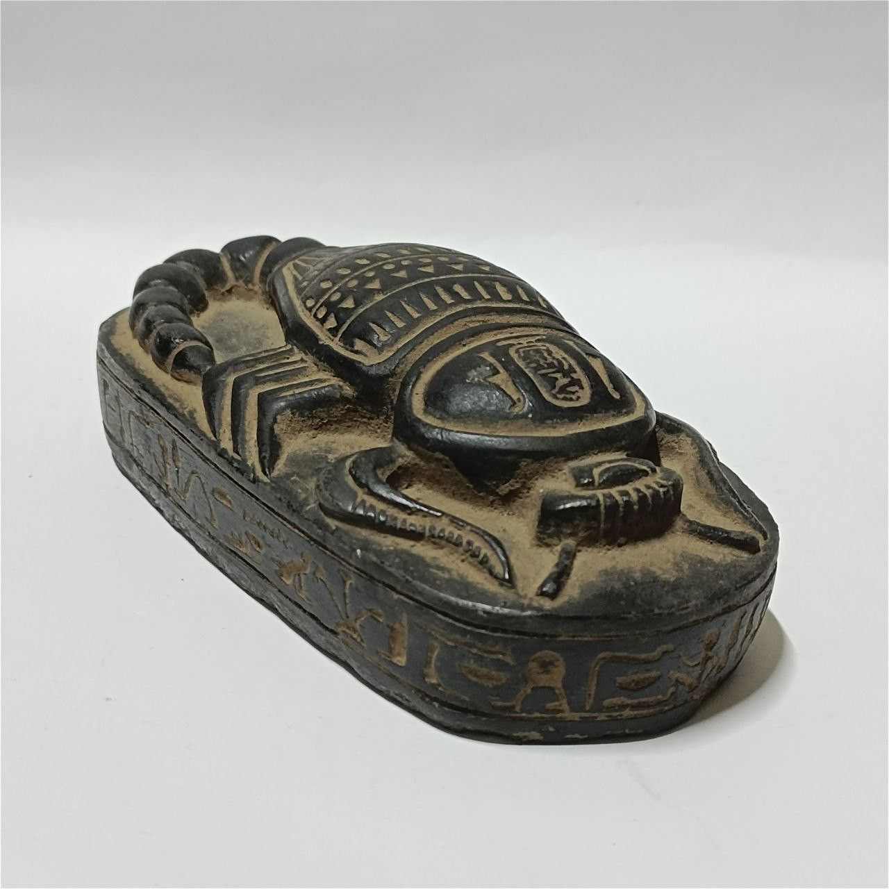 Other Ancient Egyptian scarab stone carving with hieroglyphs Size ONE SIZE - 4 Thumbnail