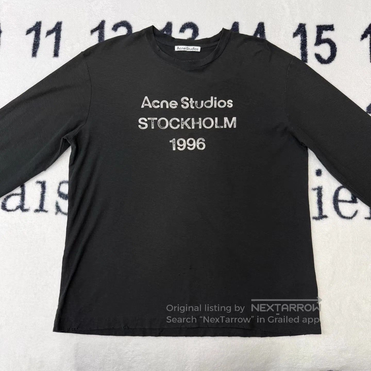 Acne Studios Acne Studios Stockholm 1996 Black Longsleeve | Grailed