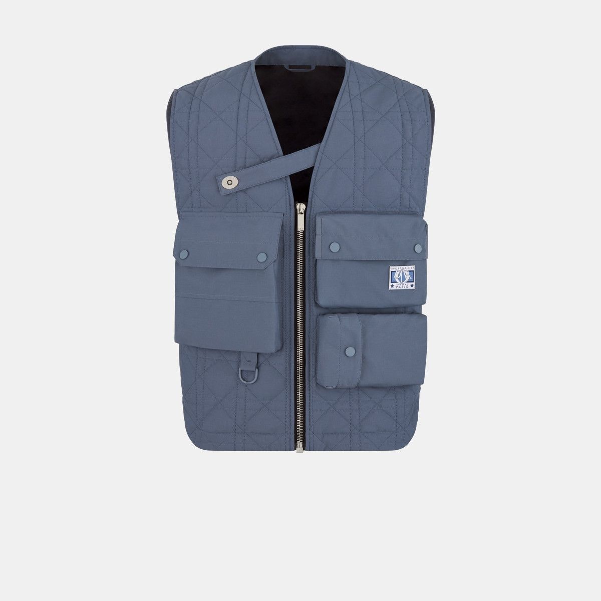 Dior o1bcso1str0226 Cannage Vest in Blue Size US XL / EU 56 / 4 - 1 Thumbnail