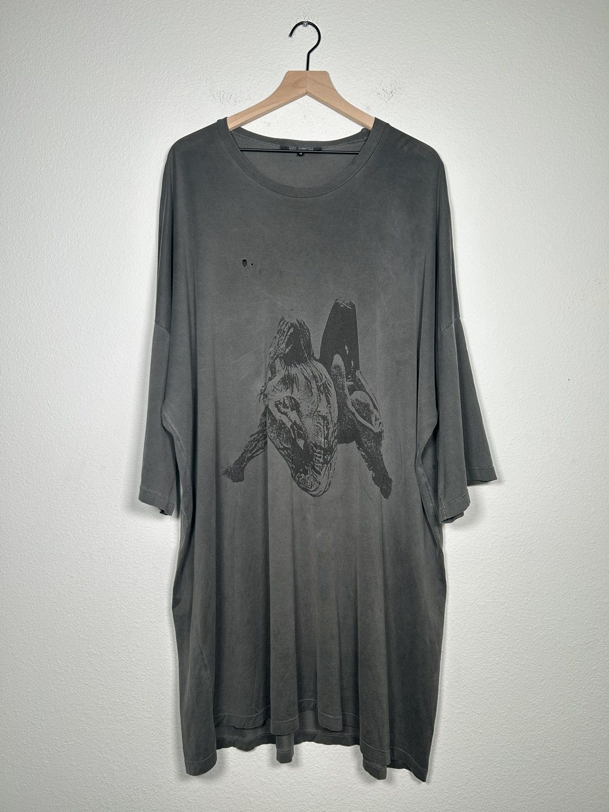 Raf Simons SS04 Seddartha Overdyed Oversized Tee Size US L / EU 52-54 / 3 - 1 Thumbnail