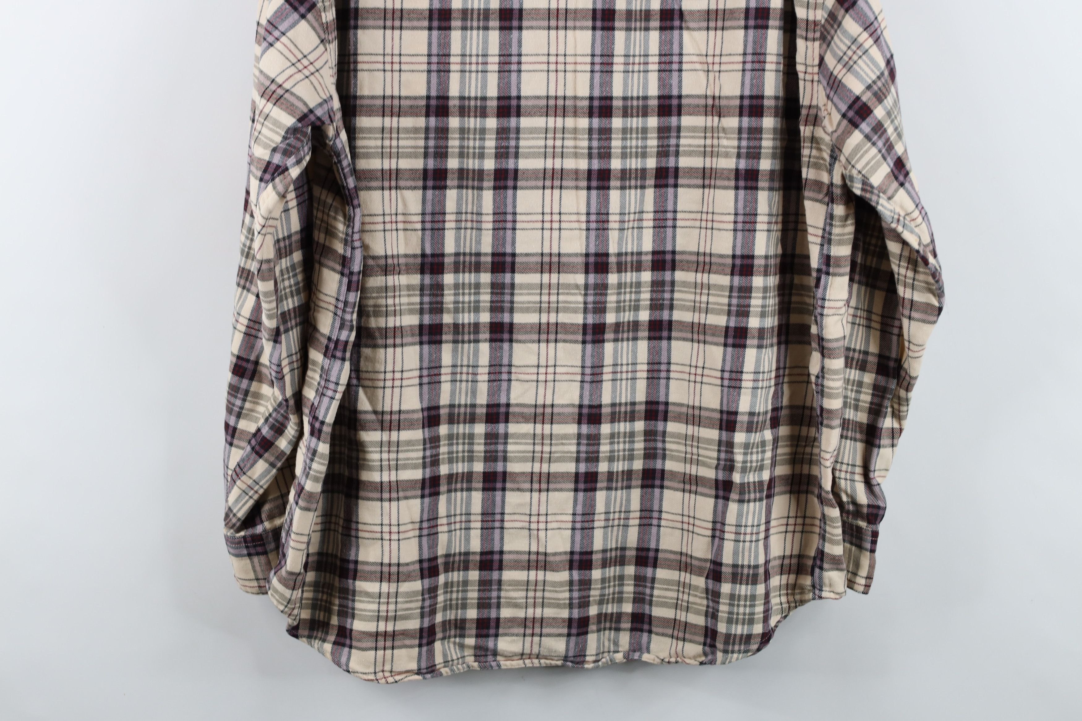 Eddie Bauer Vintage 90s Eddie Bauer Flannel Collared Button Shirt Plaid Size L / US 10 / IT 46 - 10 Thumbnail