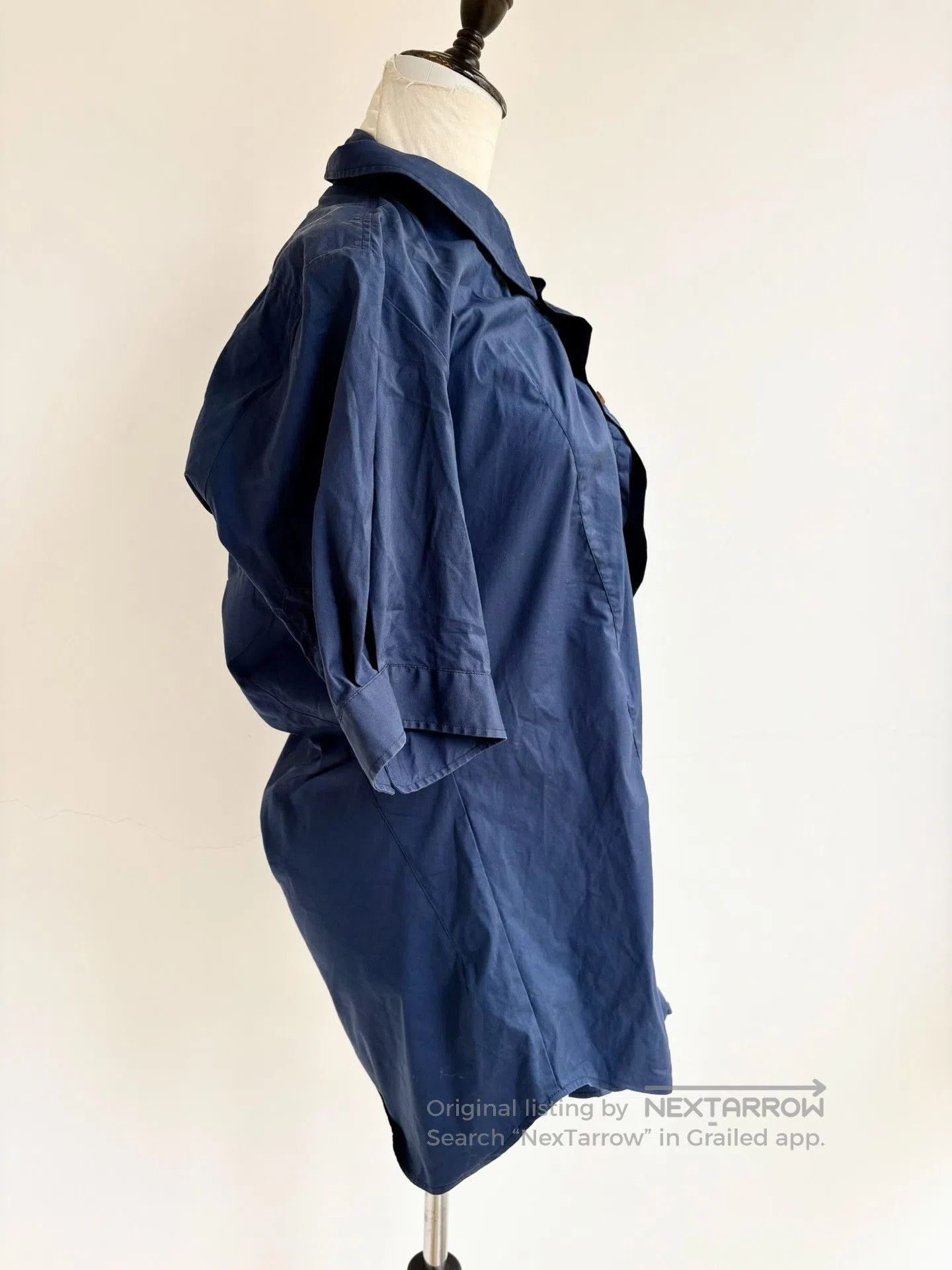 Vivienne Westwood Vivienne Westwood Vintage Blue Short Sleeve Shirt. Size L / US 10 / IT 46 - 4 Thumbnail