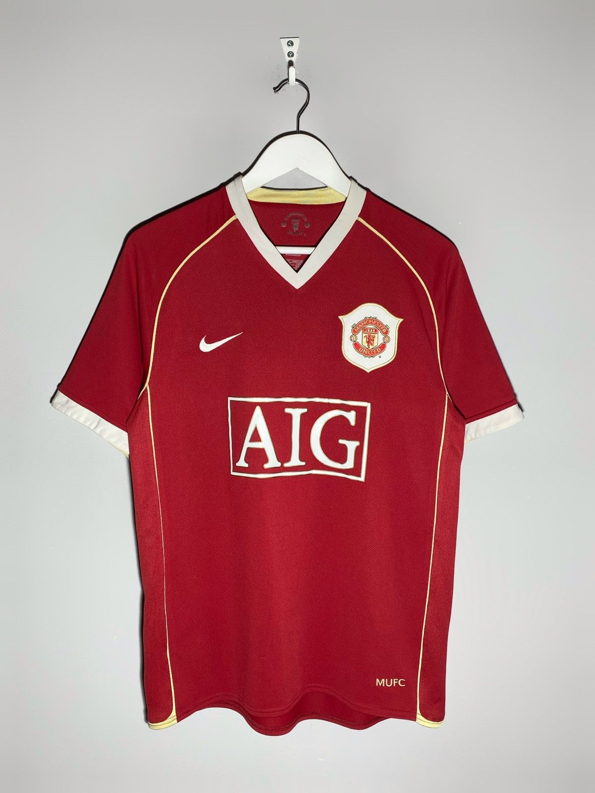 Nike Nike Manchester United 2006/07 Home Football Shirt Jersey Size US M / EU 48-50 / 2 - 1 Thumbnail