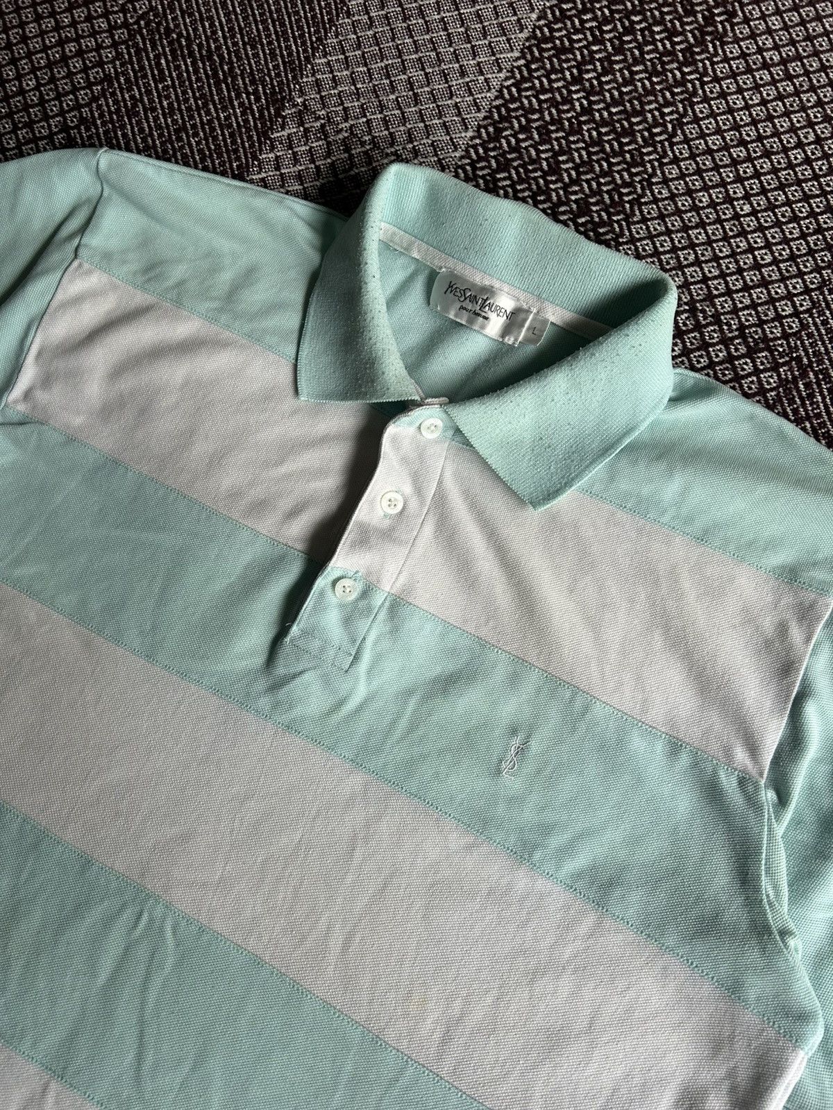Vintage Vintage Polos T-shirt Yves Saint Laurent Luxury Item Size L Size US L / EU 52-54 / 3 - 3 Thumbnail