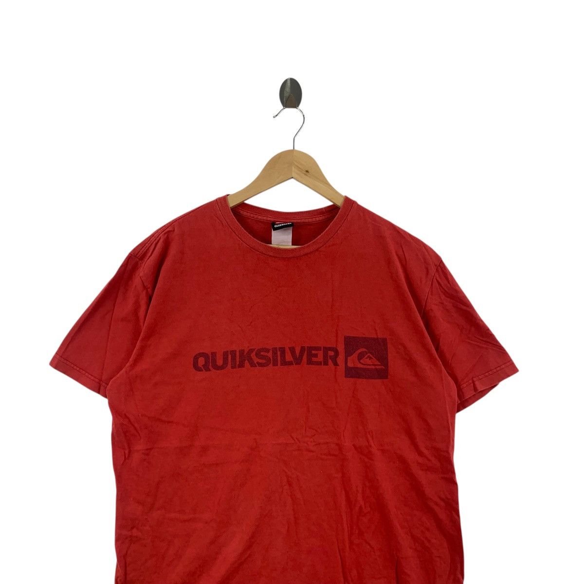 Quiksilver Vintage QUIKSILVER SURFING Surf Box Logo Tee Shirt Top Size US M / EU 48-50 / 2 - 2 Thumbnail