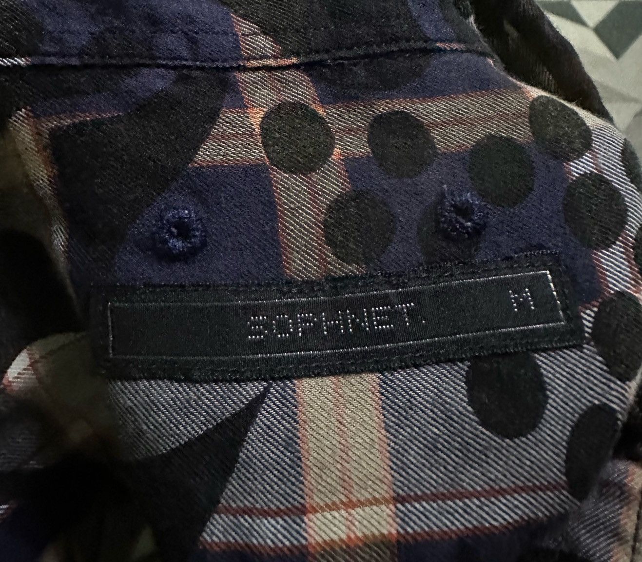 Sophnet. SOPHNET. long-sleeve cotton shirt in a multi-color check Size US M / EU 48-50 / 2 - 5 Thumbnail