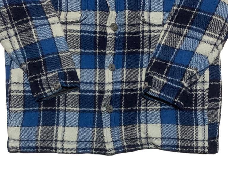 Japanese Brand Vintage 80s Plaid Wool Flannel Shirt Jacket By Moose Creek Size US L / EU 52-54 / 3 - 3 Thumbnail
