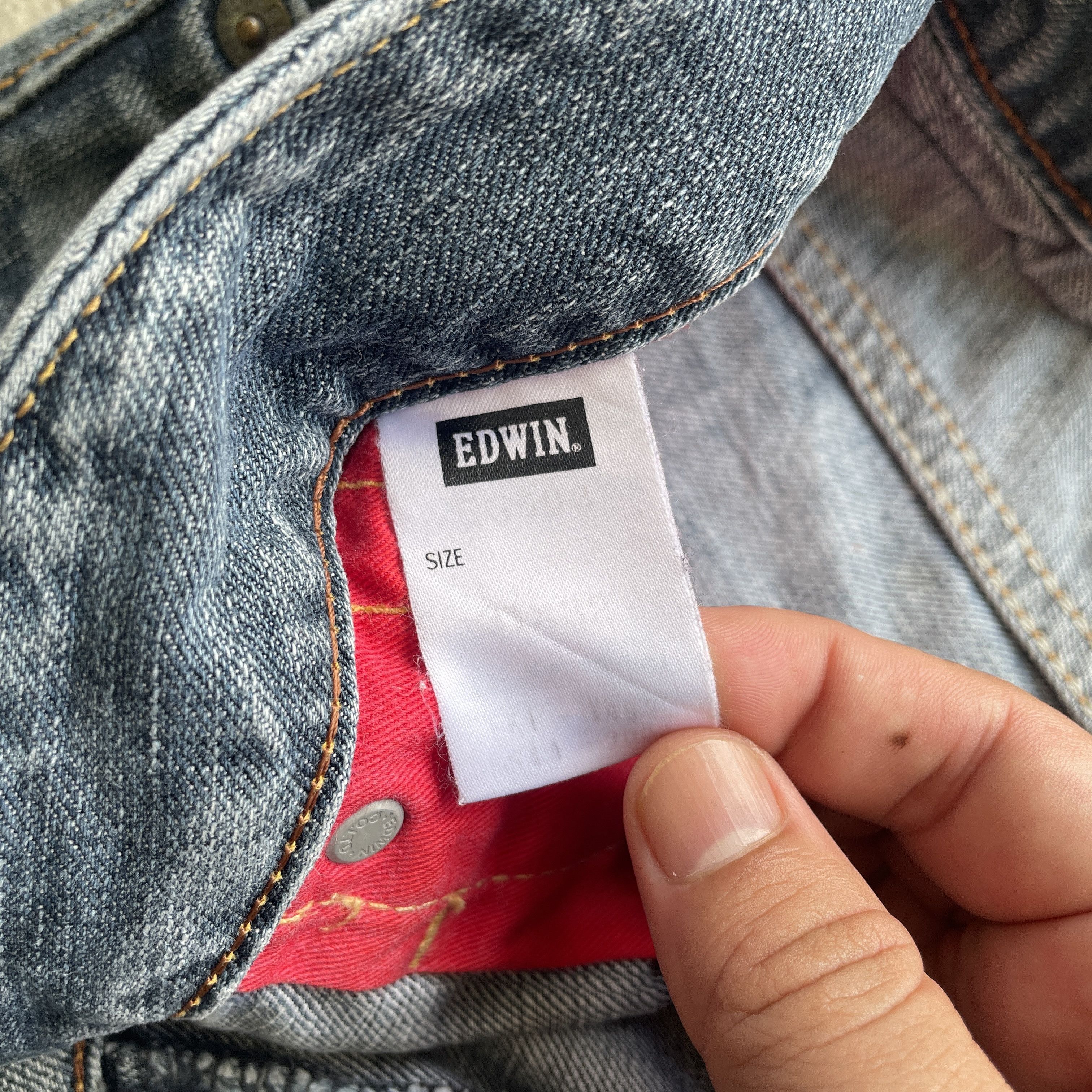 Edwin × Jean W32 VINTAGE EDWIN 503 DISTRESSED FADED JEANS PANTS DENIM Size US 32 / EU 48 - 8 Thumbnail