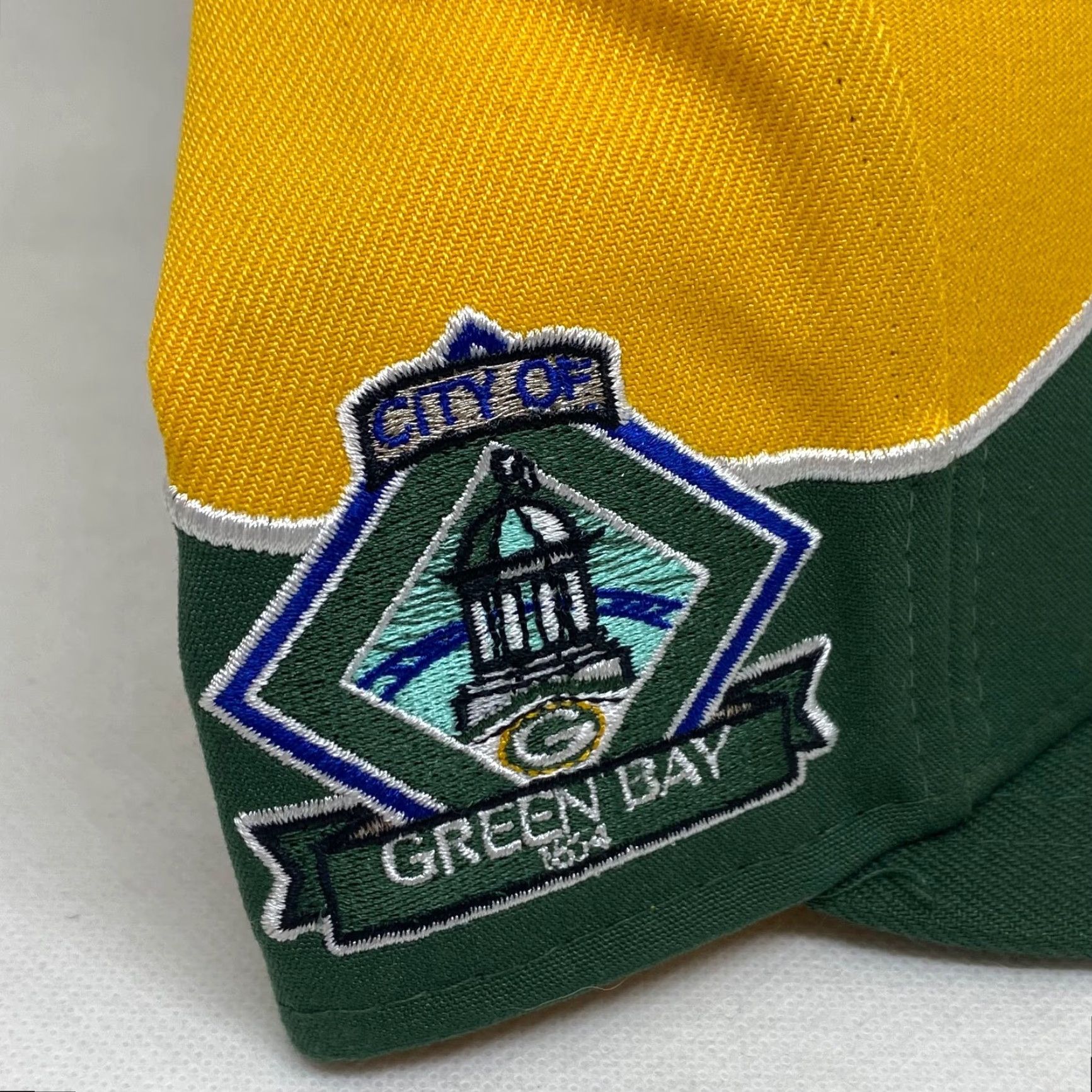 New Era GREEN BAY PACKERS Hat Cap NEW ERA Fitted 7 5/8 Football NFL 100TH Retro 59FIFTY Size ONE SIZE - 4 Thumbnail