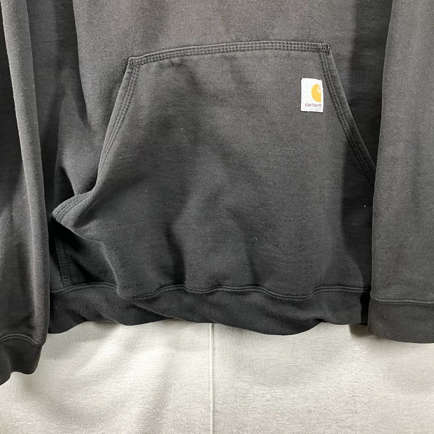 Carhartt Carhartt Hoodie Mens 2XL Loose Fit Pullover Hooded Pockets Black Regular Size 2XL Cotton Blend Fleece Logo Outdoor Classic Walking Size US XXL / EU 58 / 5 - 7 Thumbnail