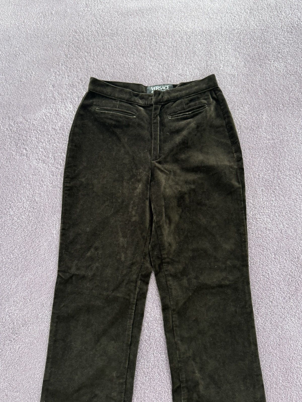 Versace Versace Early 90’s Corduroy Luxury Y2K Cowgirl Pants Size 26" / US 2 / IT 38 - 3 Thumbnail