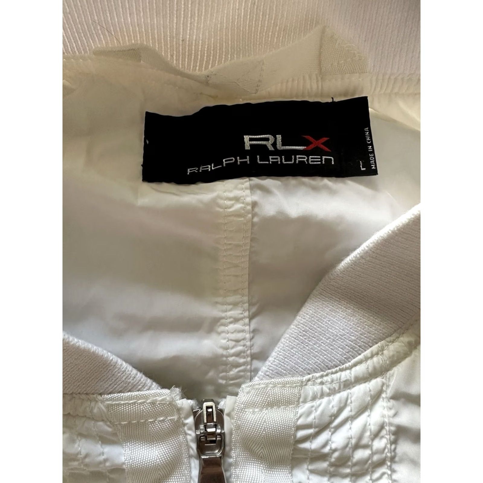 RLX Ralph Lauren Ralph Lauren RLX Jacket Bomber Coat Full Zip White L Adult Regular Size Large Size US L / EU 52-54 / 3 - 4 Thumbnail