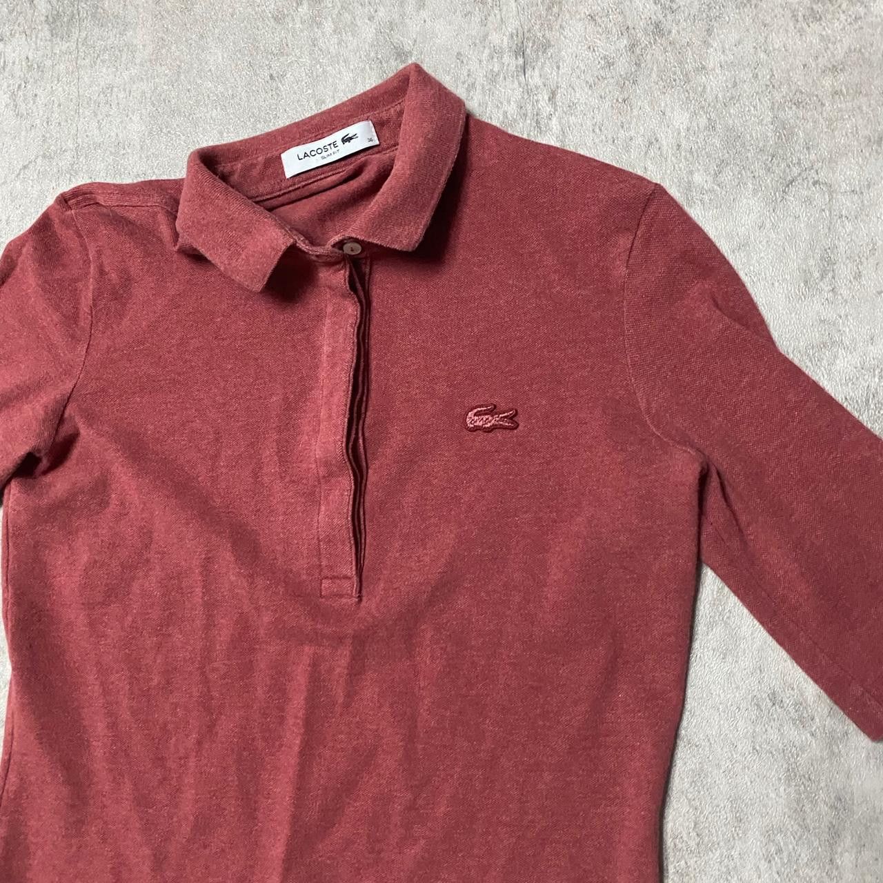 Other Burgundy Lacoste short sleeve polo shirtc 36 Size US M / EU 48-50 / 2 - 2 Thumbnail