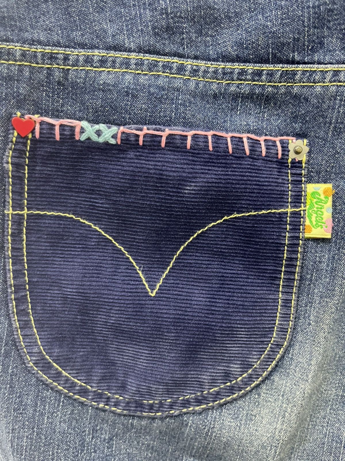 Angel Blue Rare Vintage ANGEL BLUE Yoshitomo Nara Style Size 27" / US 4 / IT 40 - 17 Thumbnail