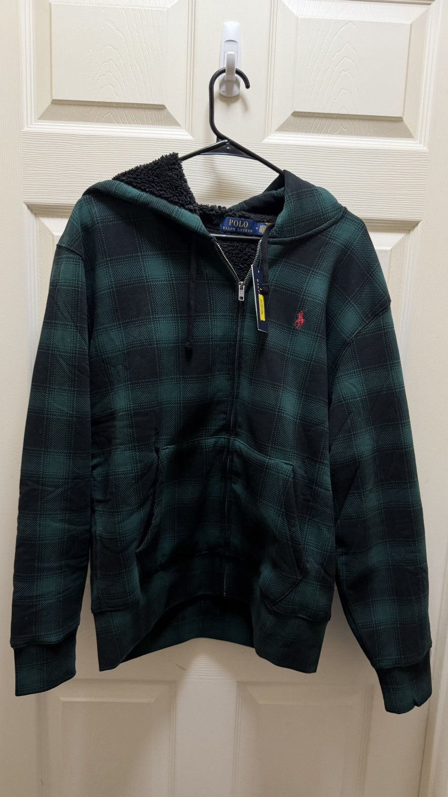 Polo zip up hoodie
