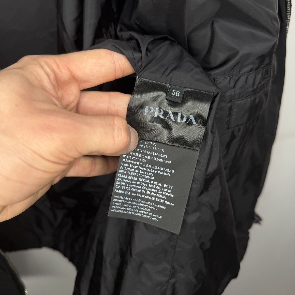 Prada Prada Milano Jacket Re-Nylon Archive Black RARE Size US XL / EU 56 / 4 - 14 Thumbnail