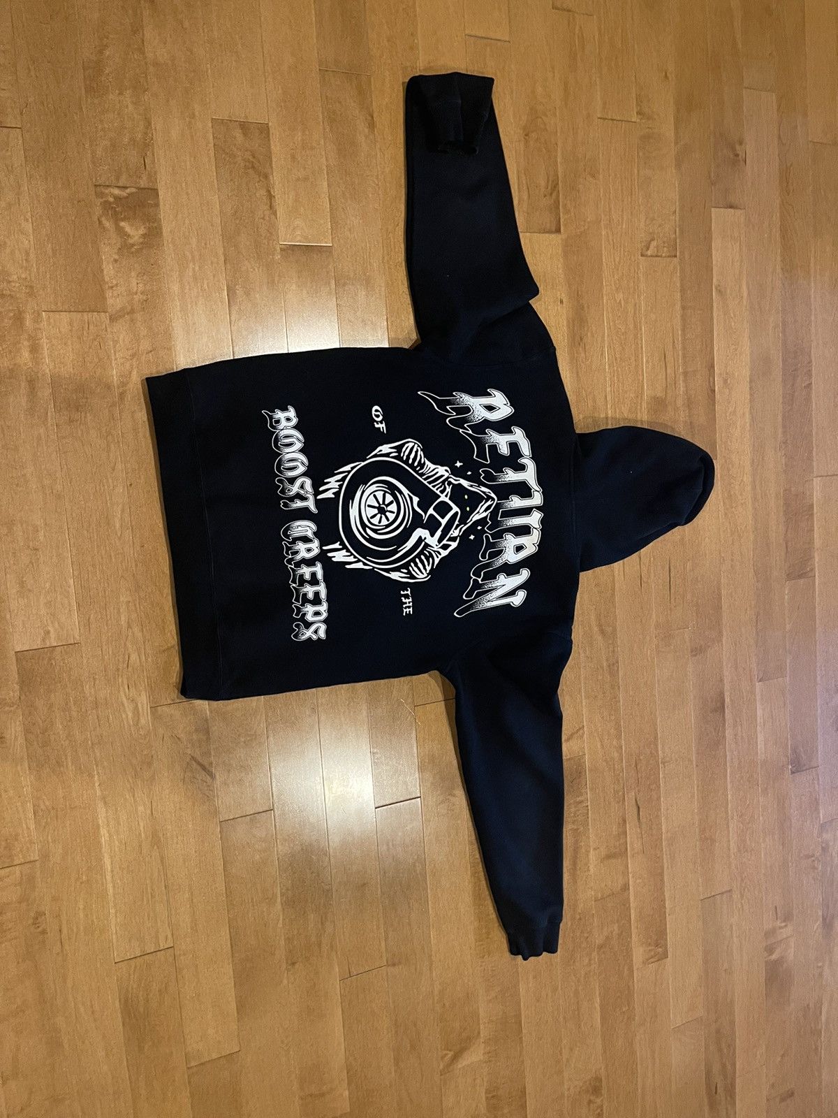 Other Black graphic y2k hoodie Size US M / EU 48-50 / 2 - 2 Thumbnail