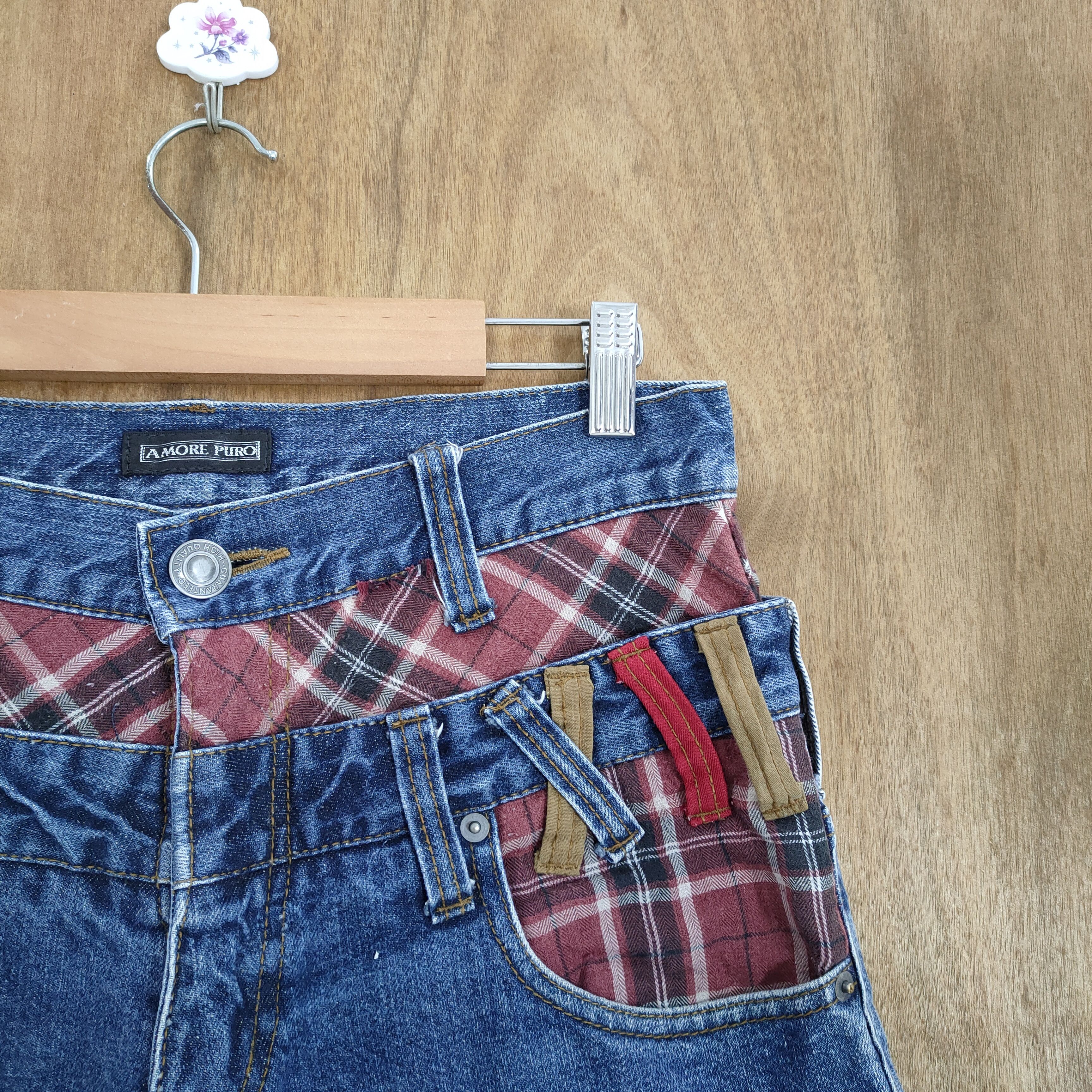 Japanese Brand × Jean VINTAGE DOUBLE WAIST JEAN PANTS Size US 29 - 6 Thumbnail
