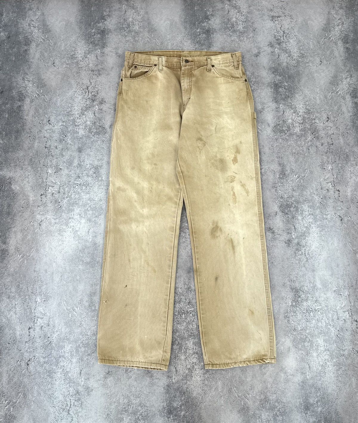 Dickies Vintage Dickies USA Distressed Carpenter Cargo Utility Pants Size US 36 / EU 52 - 2 Thumbnail