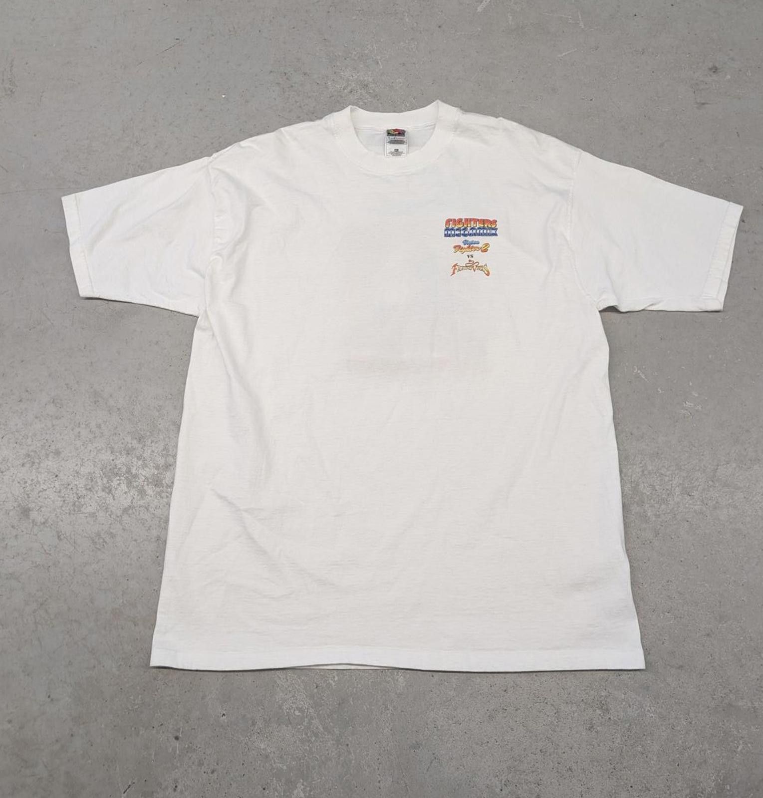 Fruit Of The Loom Vintage 90s Sega Saturn Fighters Mega Mix promo t-shirt Size US XL / EU 56 / 4 - 3 Thumbnail
