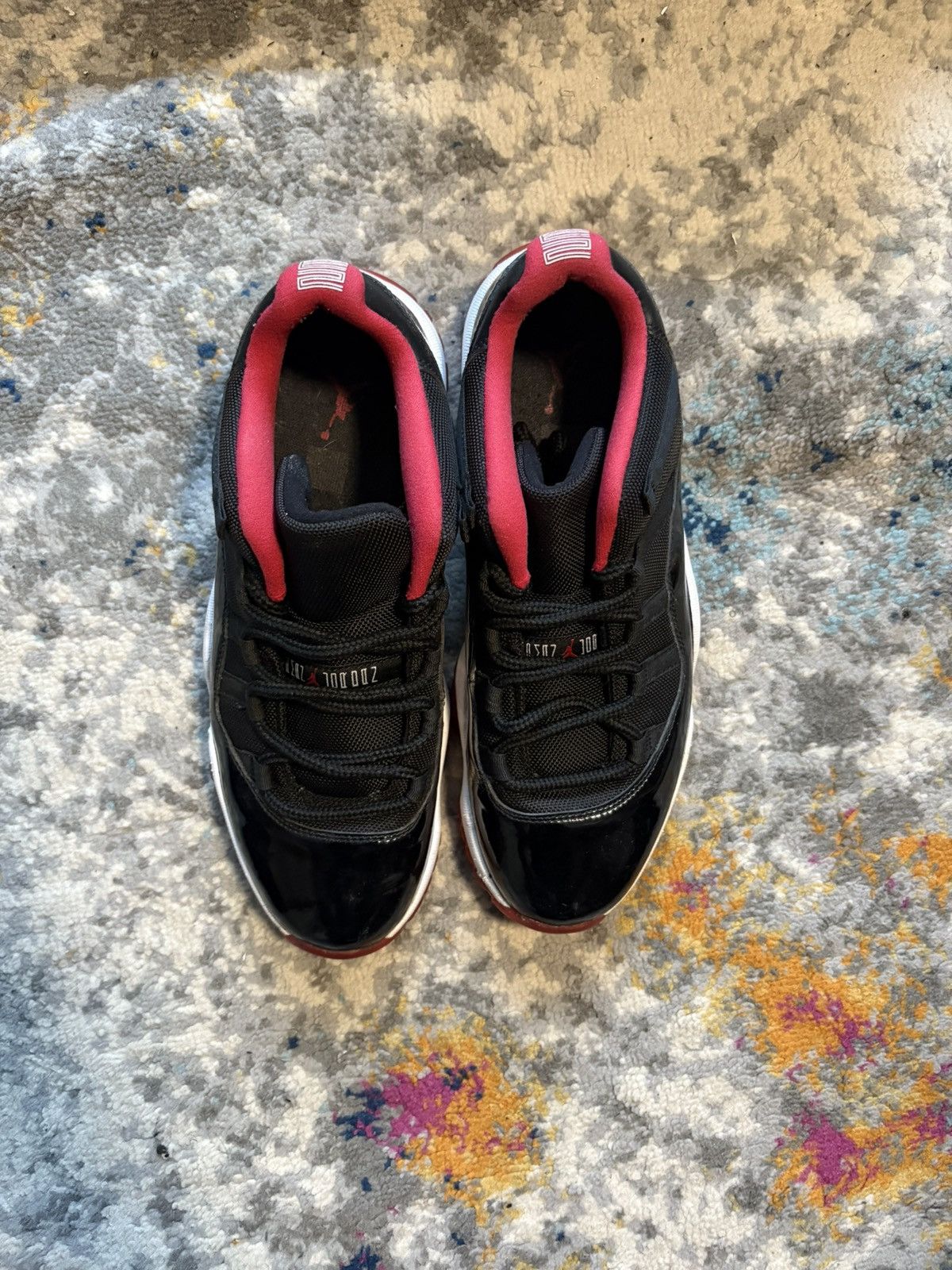 Jordan Brand Air Jordan Retro 11 Low Bred size 10 Size US 10 / EU 43 - 3 Thumbnail