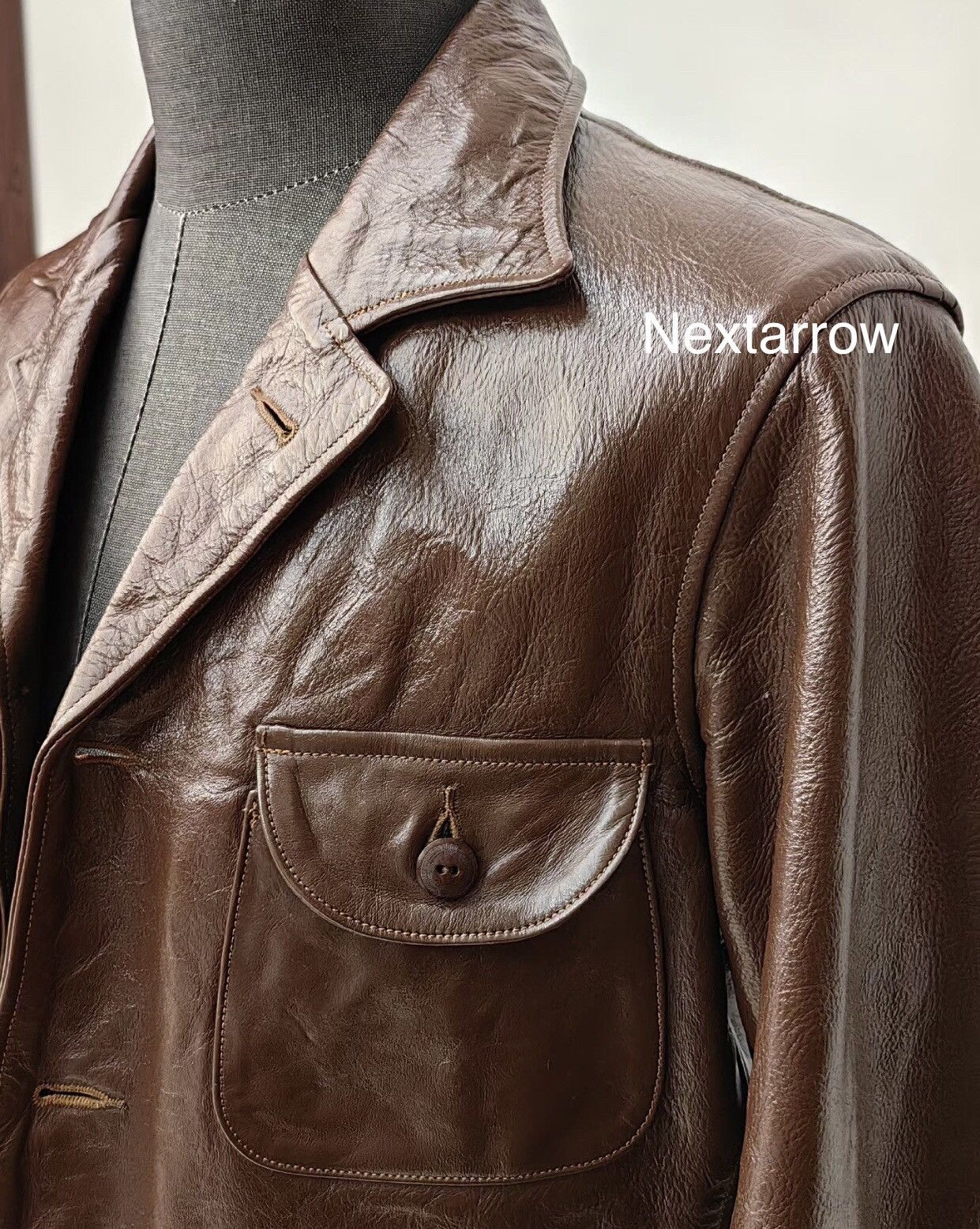 Freewheelers Freewheelers Four cornered Leather Coat Size US S / EU 44-46 / 1 - 2 Thumbnail