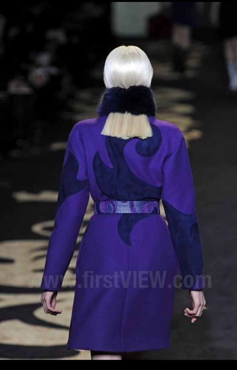 Versace Versace Barcelona Limited Edition Purple Coat - dmc Size US M / EU 48-50 / 2 - 1 Thumbnail