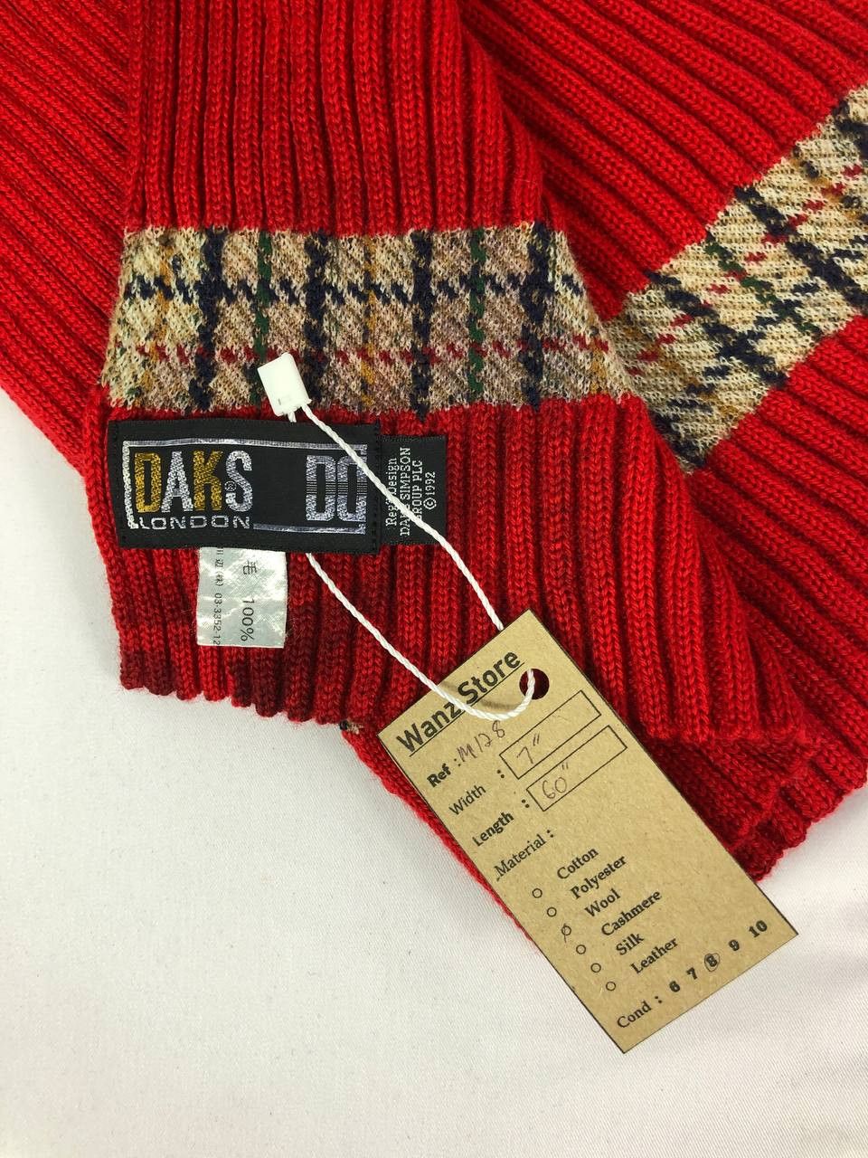 DAKS Daks London Scarf Muffler Neckwear M128 Size ONE SIZE - 8 Thumbnail