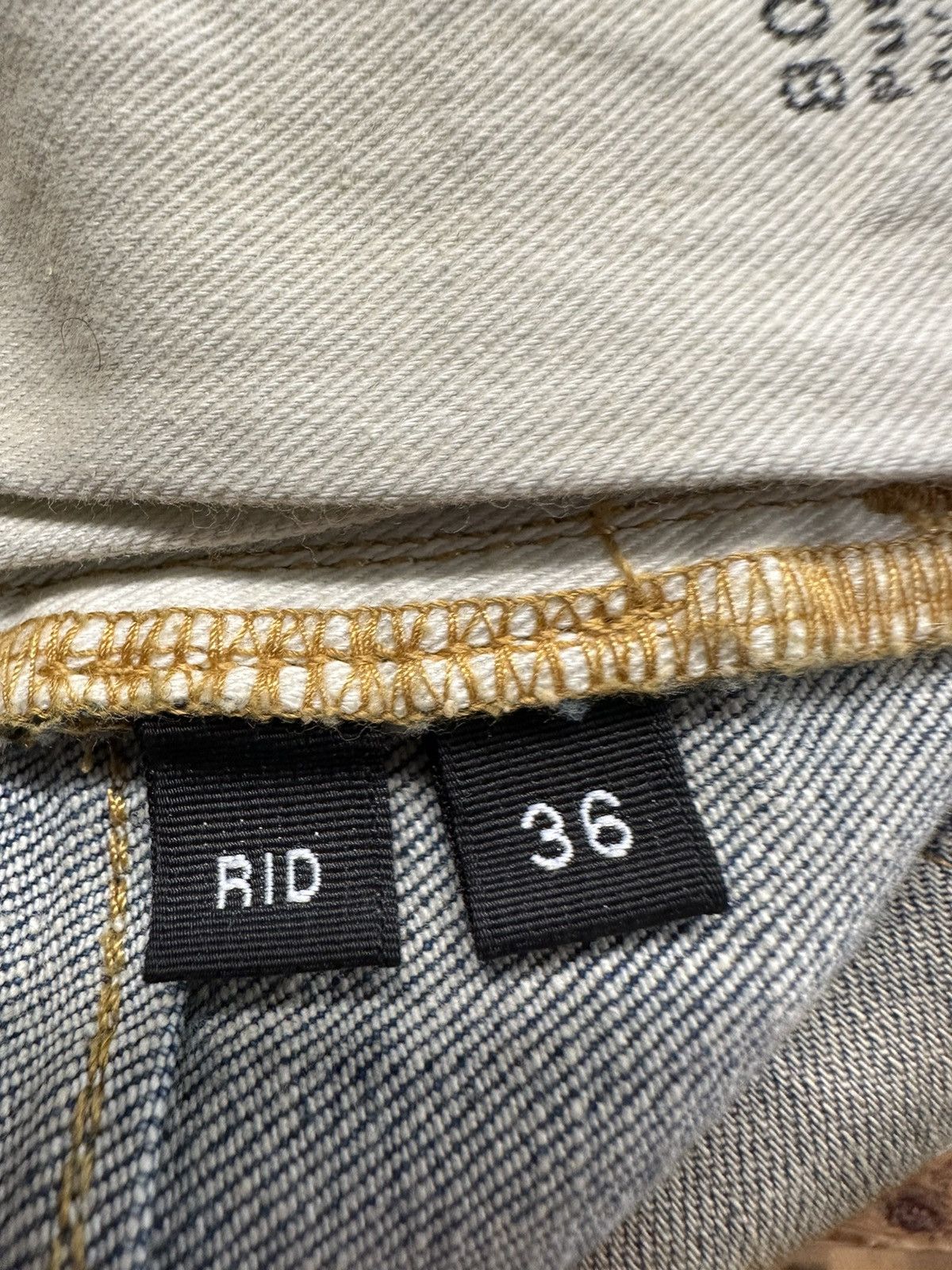 Purple Brand Purple Brand Orange Dyed Blue Denim Jeans Size 36 Size US 36 / EU 52 - 7 Thumbnail