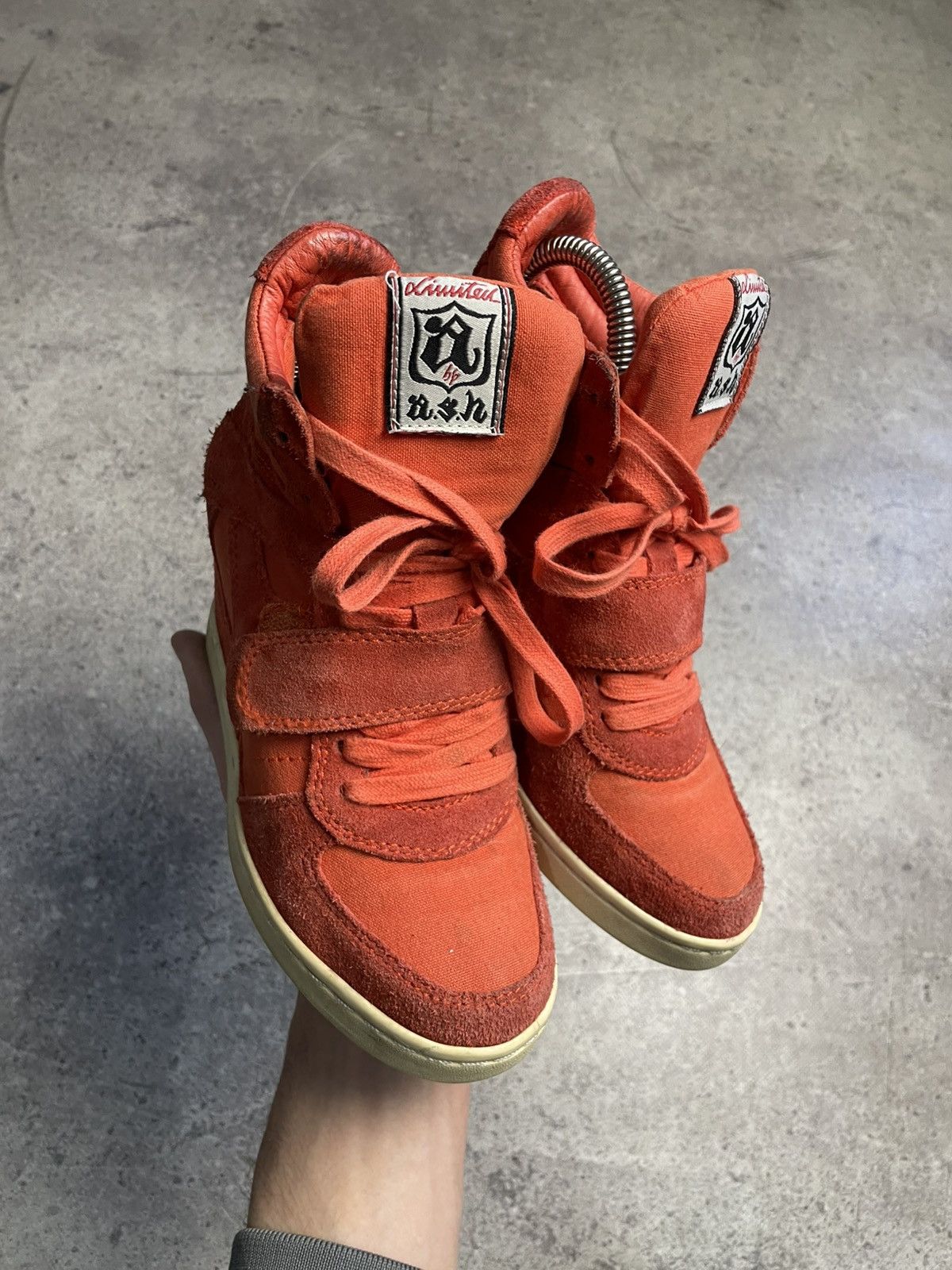 ASH 📌 Crazy ASH Isabel Marant Style Bekett Wedge Y2K Sneakers Size US 6 / IT 36 - 2 Thumbnail