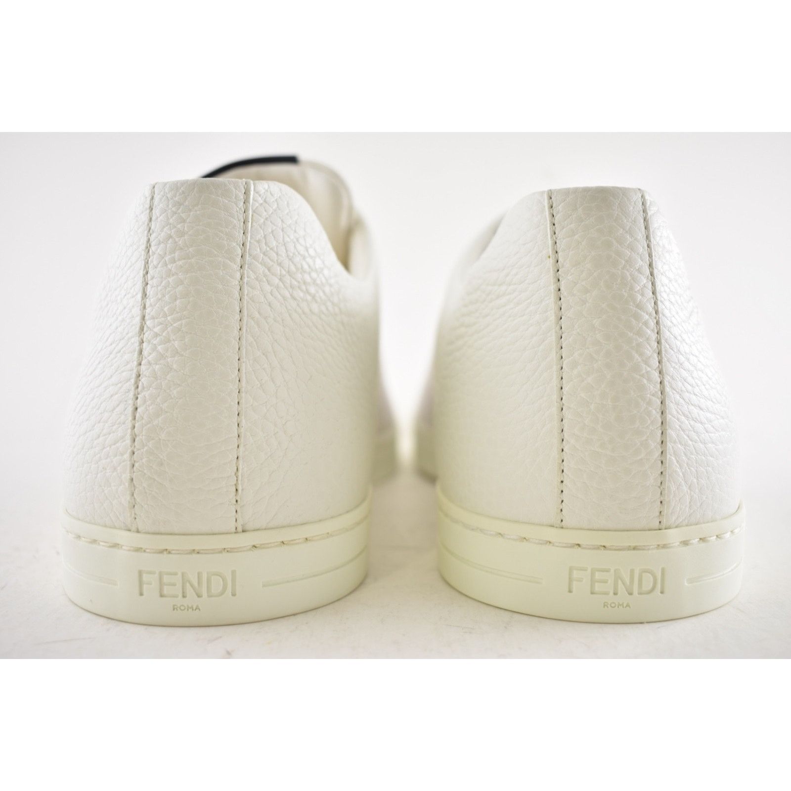 Fendi Fendi Mens Black White FF Monogram Low Trainer Sneaker US 10 Size US 10 / EU 43 - 15 Thumbnail