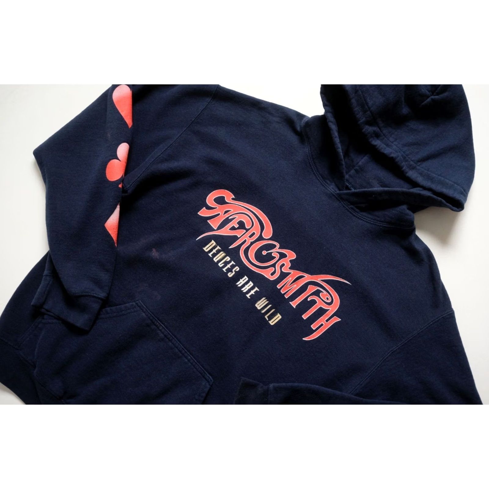 Aerosmith VINTAGE Aerosmith Hoodie Sweat Blue Shirt 90s Y2K Tour USA Mens M Size US M / EU 48-50 / 2 - 5 Thumbnail
