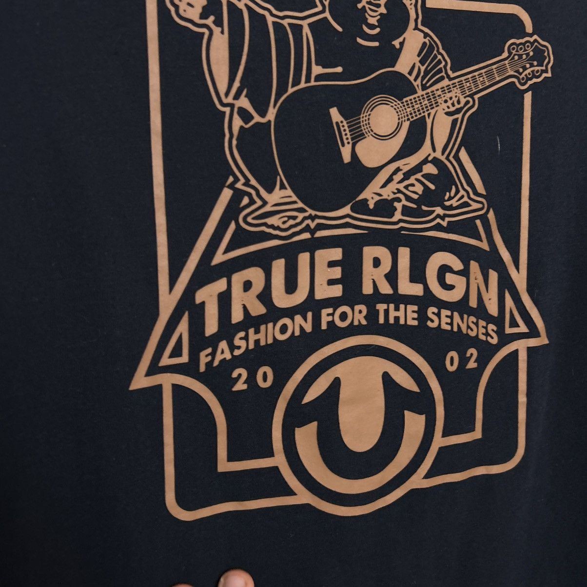 True Religion Mens True Religion big logo y2k streetwear japan tee Size US M / EU 48-50 / 2 - 8 Thumbnail