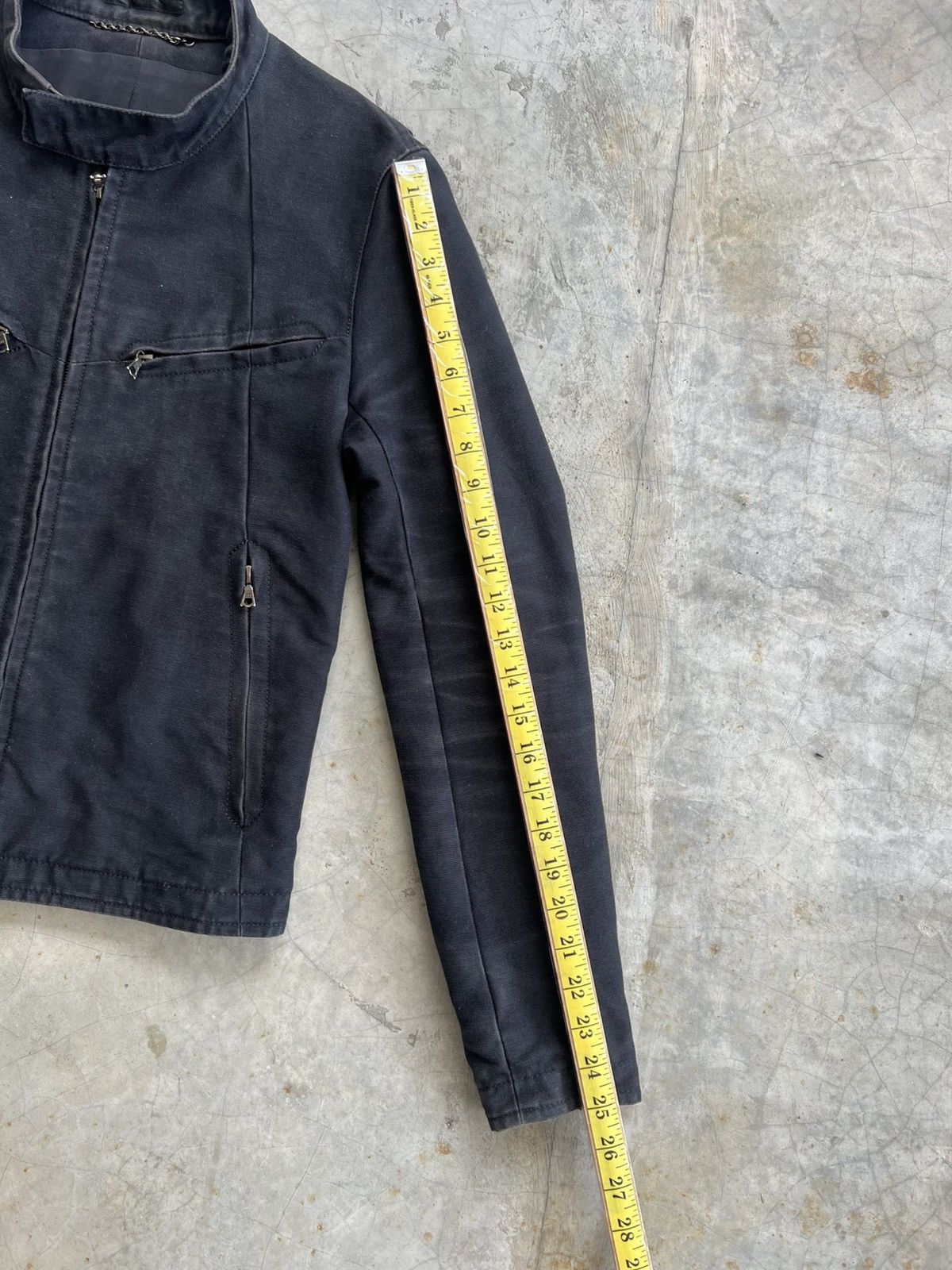 The Viridi-anne Archival The Viridi-anne Faded Black Cotton Moto Jacket Size US S / EU 44-46 / 1 - 19 Thumbnail