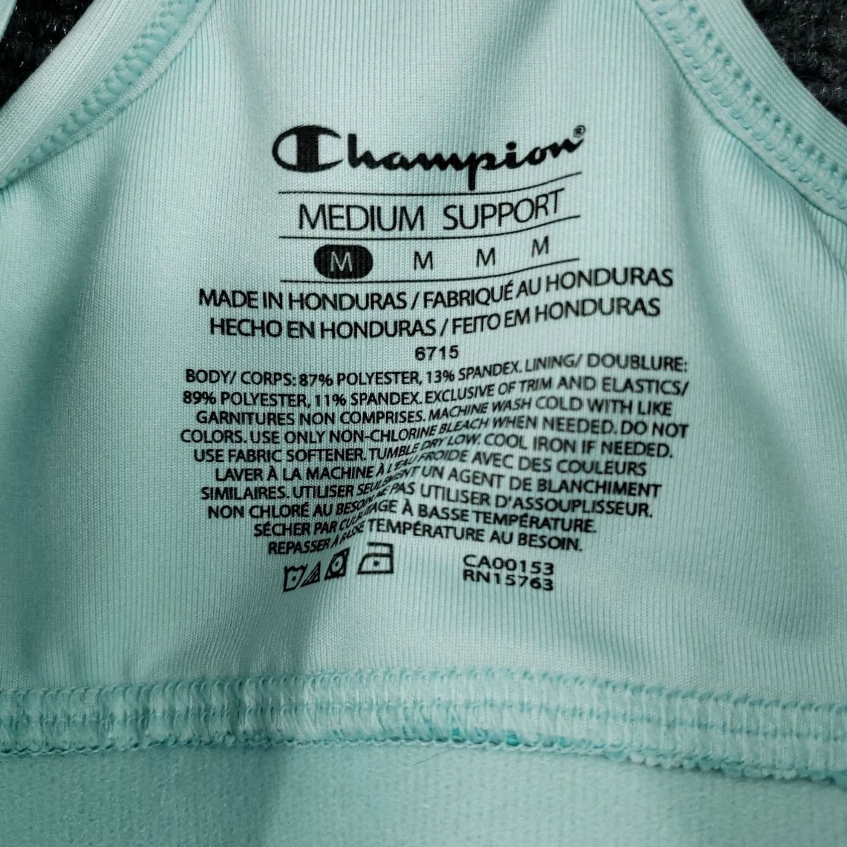 Champion Champion Sports Bra Womens Medium Support Green Racerback Pullover Yoga Athletic Size M / US 6-8 / IT 42-44 - 3 Thumbnail